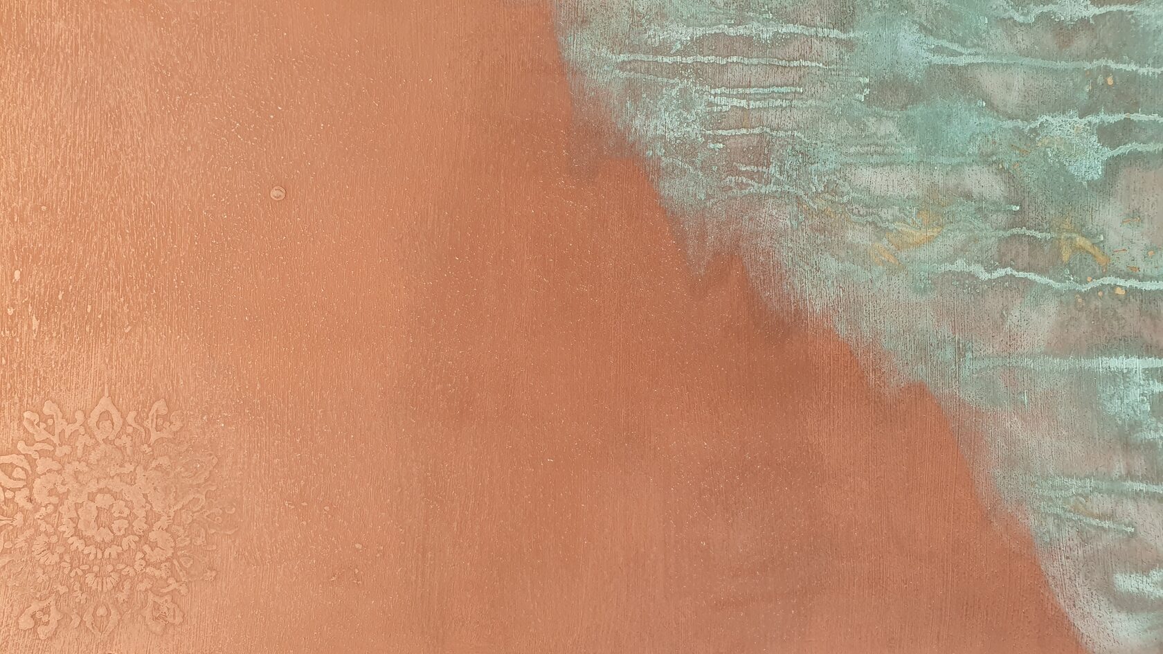 Rame Patina micro cement finish